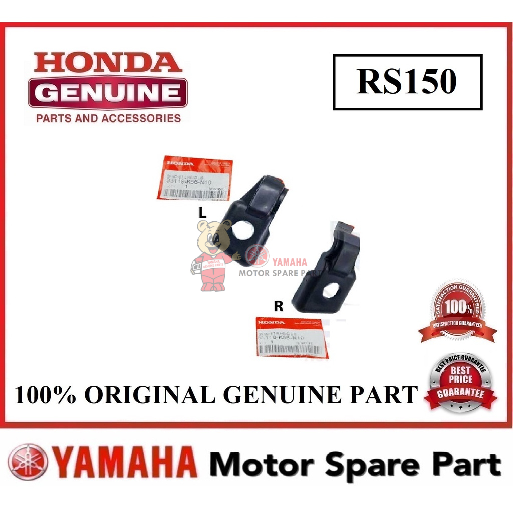 (100% ORIGINAL) HONDA RS150 BRACKET HEADLIGHT SET // HEAD LAMP HEADLAMP ...