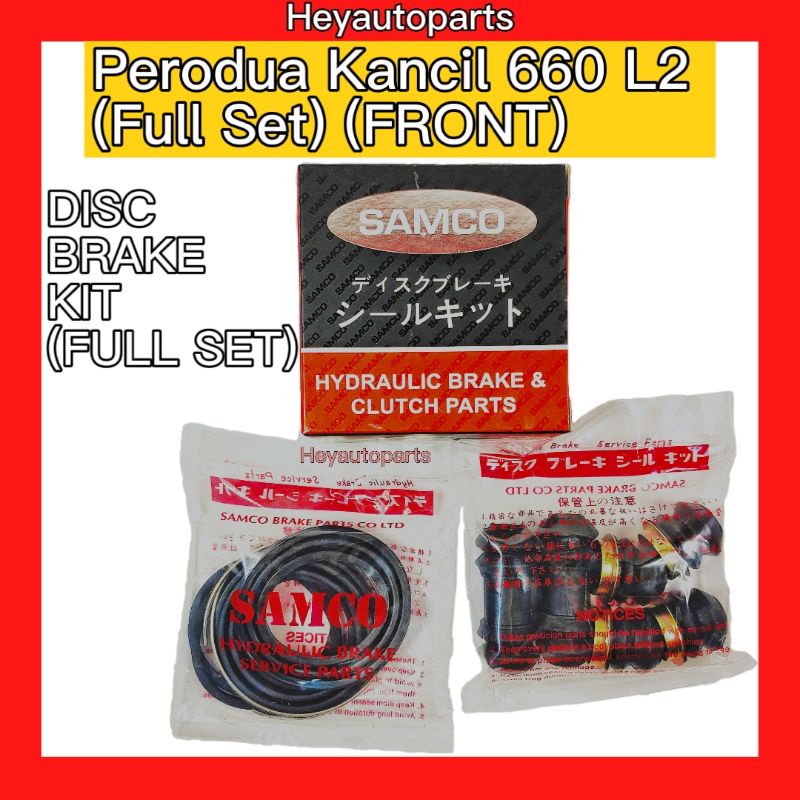 Full Set Disc Brake Caliper Repair Kit Perodua Kancil 660 L2 Kancil 850