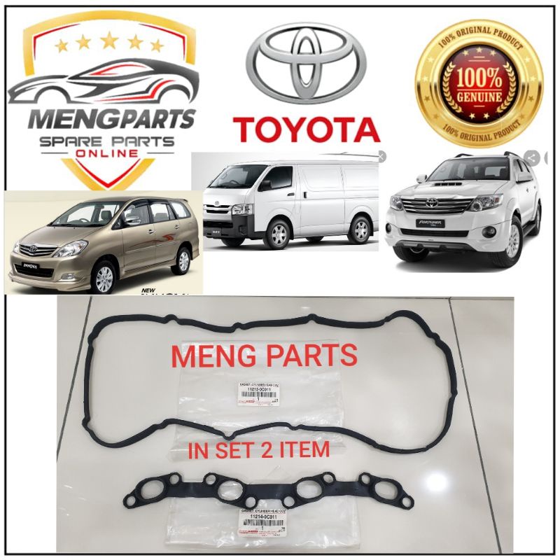 ORIGINAL TOYOTA FORTUNER 2.7 TGN51,INNOVA TGN40 2.0,HIACE VAN TRH203 ...
