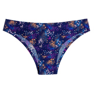 Seamless Panties Women Underwear Sexy Lingerie Thongs Print Mesh