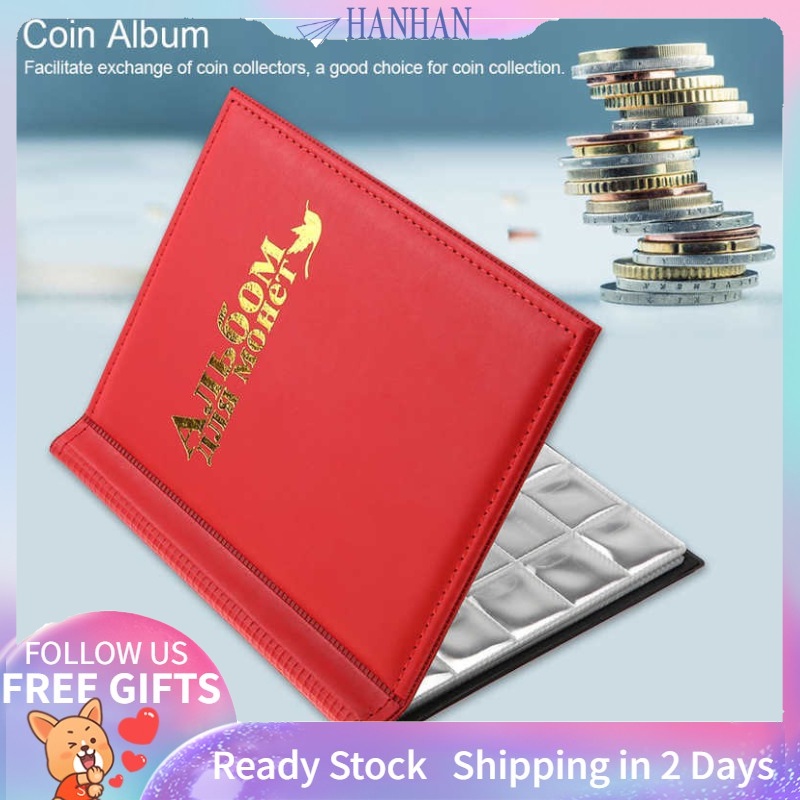 New Design World Coin Storage Folder Album Money Collecting Holder Book ...