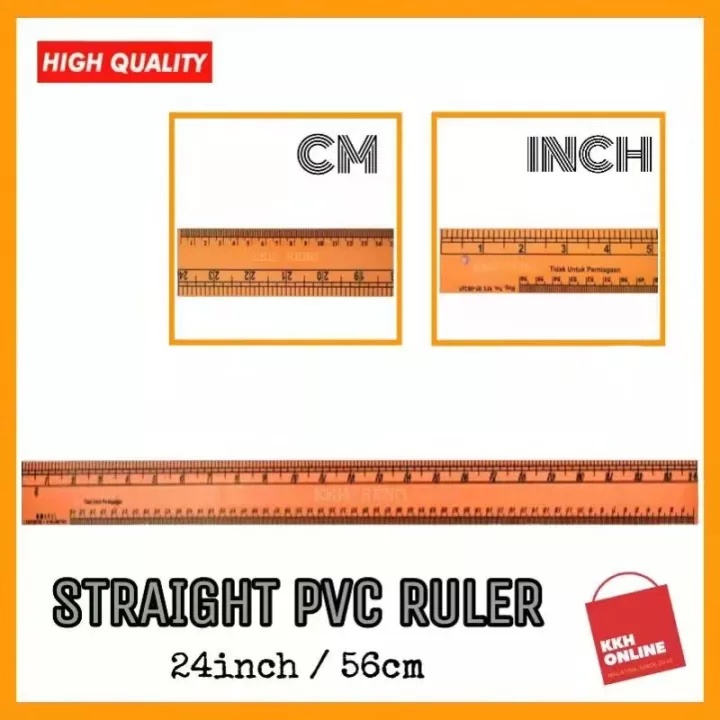 Pvc Tailoring Ruler Pembaris Jahit Plastic Shopee Malaysia