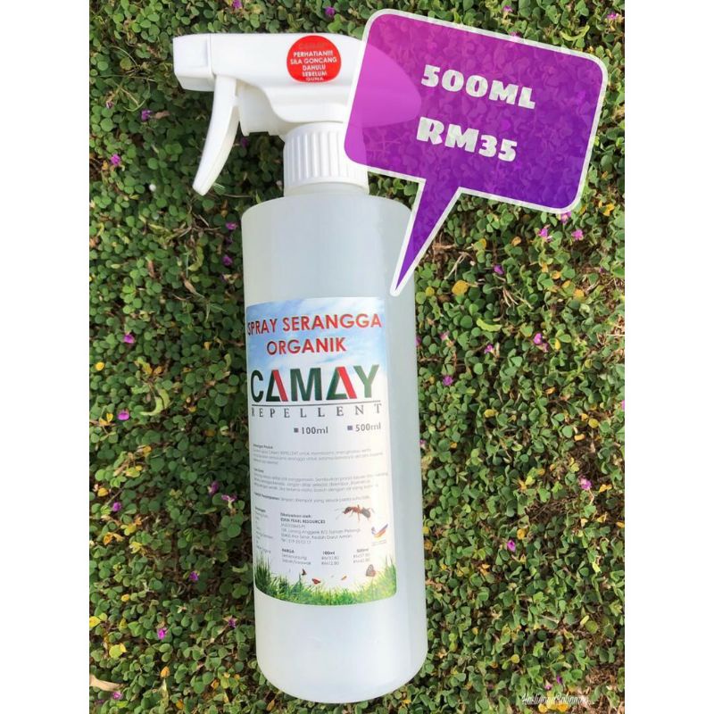 CAMAY REPELLENT{SPRAY SERANGGA NATURAL} KUTU SEMUT PEPIJAT LIPAS LIPAN