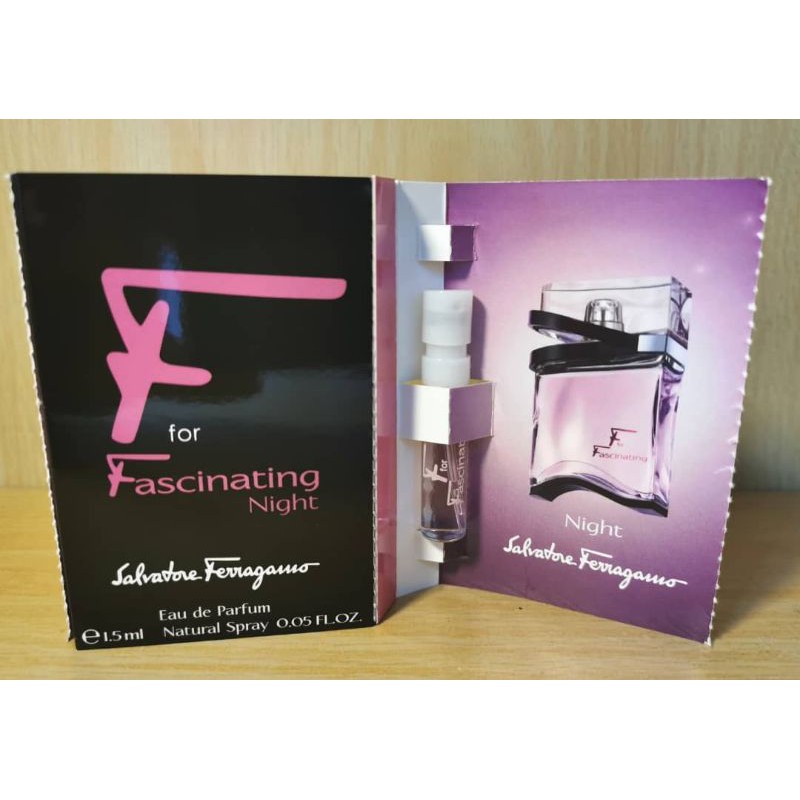 F for Fascinating Night by Salvatore Ferragamo Women Vial Perfume Shopee Malaysia