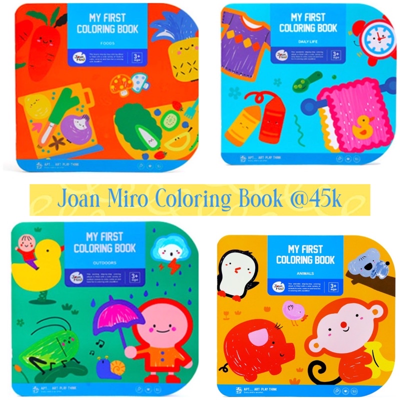 Joan Miro my First Coloring book Children's Coloring book | Shopee Malaysia