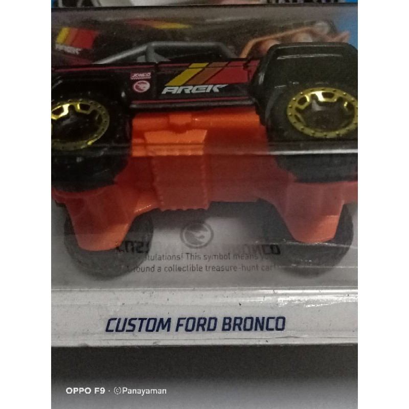 Hot wheels custom ford bronco treasure hunt clearance