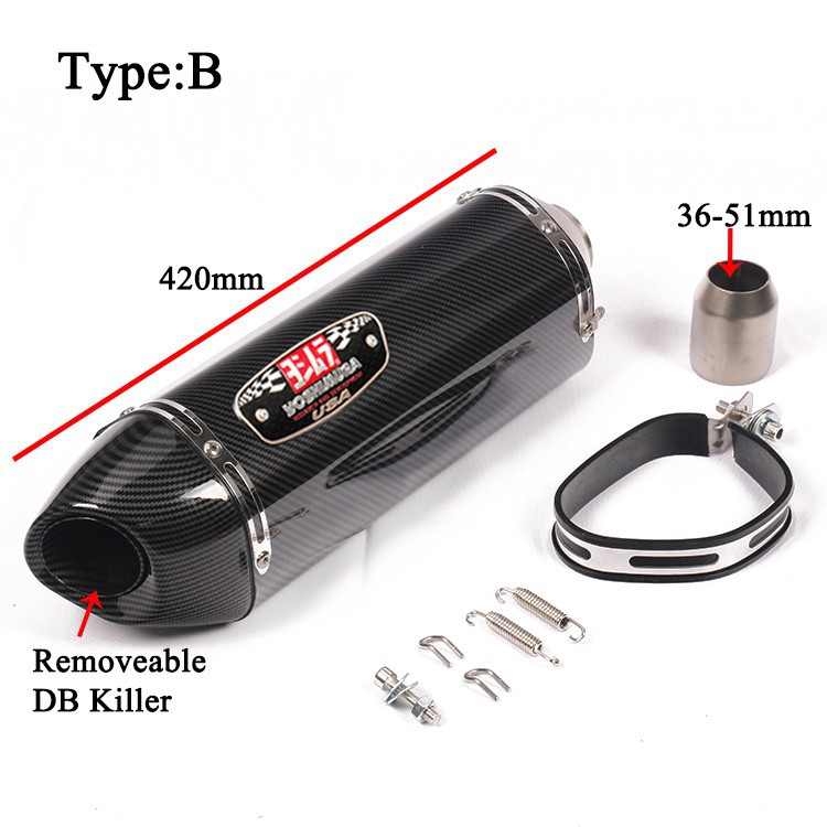 SALE!!Gift 51mm Motorcycle Yoshimura Exhaust Muffler DB Killer
