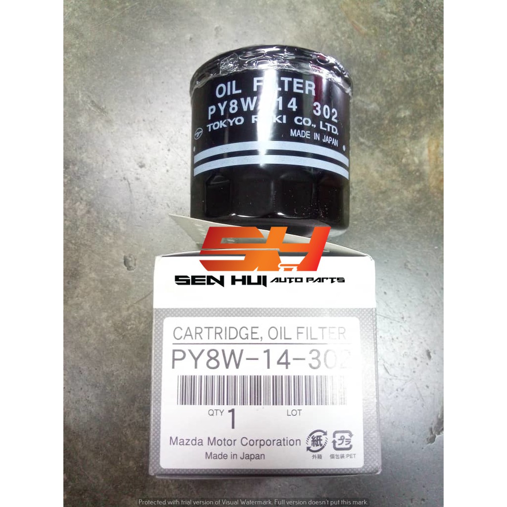 Mazda Cx9 Oil Filter PY8W14302 Genuine Part | Shopee Malaysia