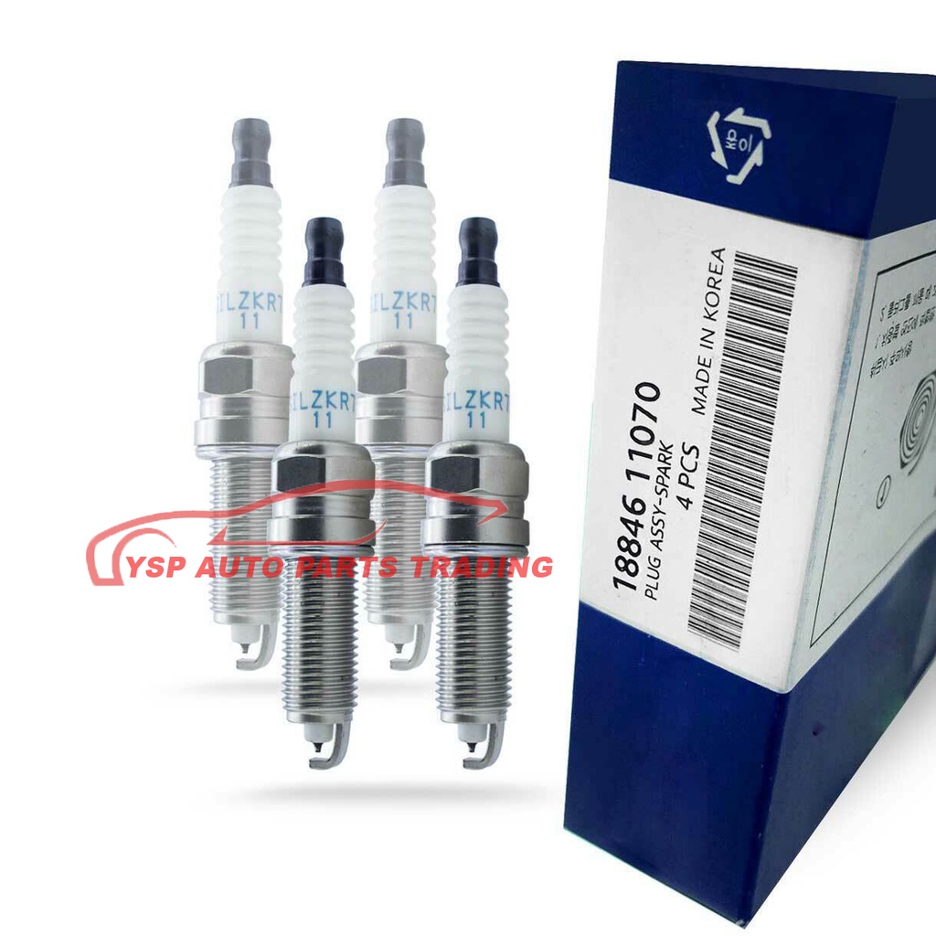 4-Pack NGK Laser Iridium Spark Plugs For Hyundai Elantra, Santa Fe, Kia - SILZKR7B11 9723