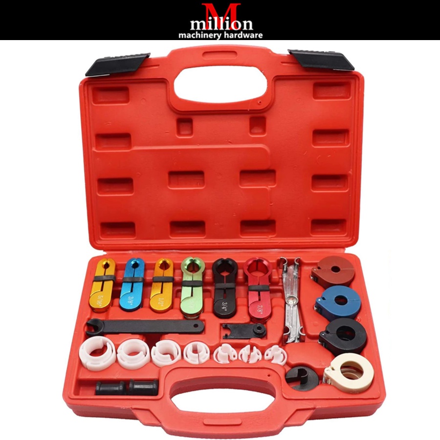 22pcs Air Conditioner Fuel Transmission Line Cooler Quick Disconnect