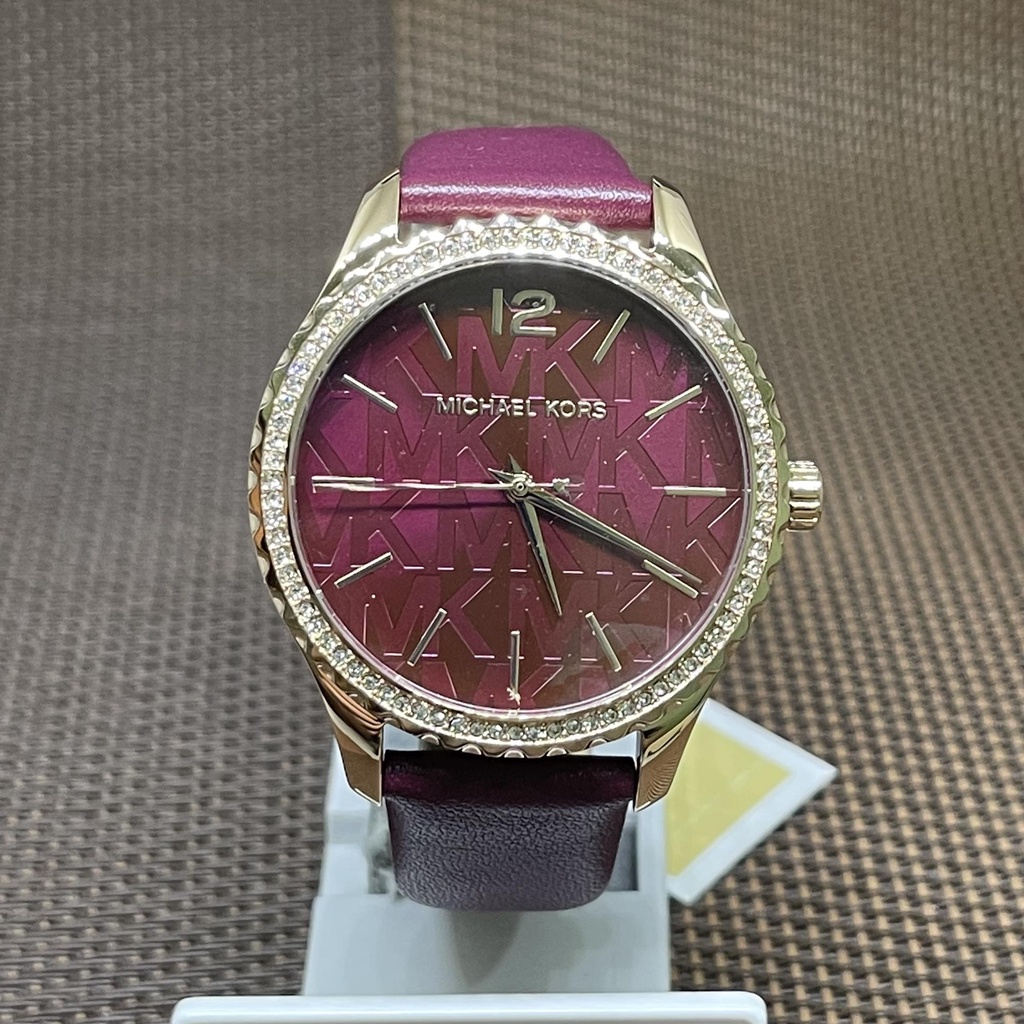 Michael kors burgundy on sale watch