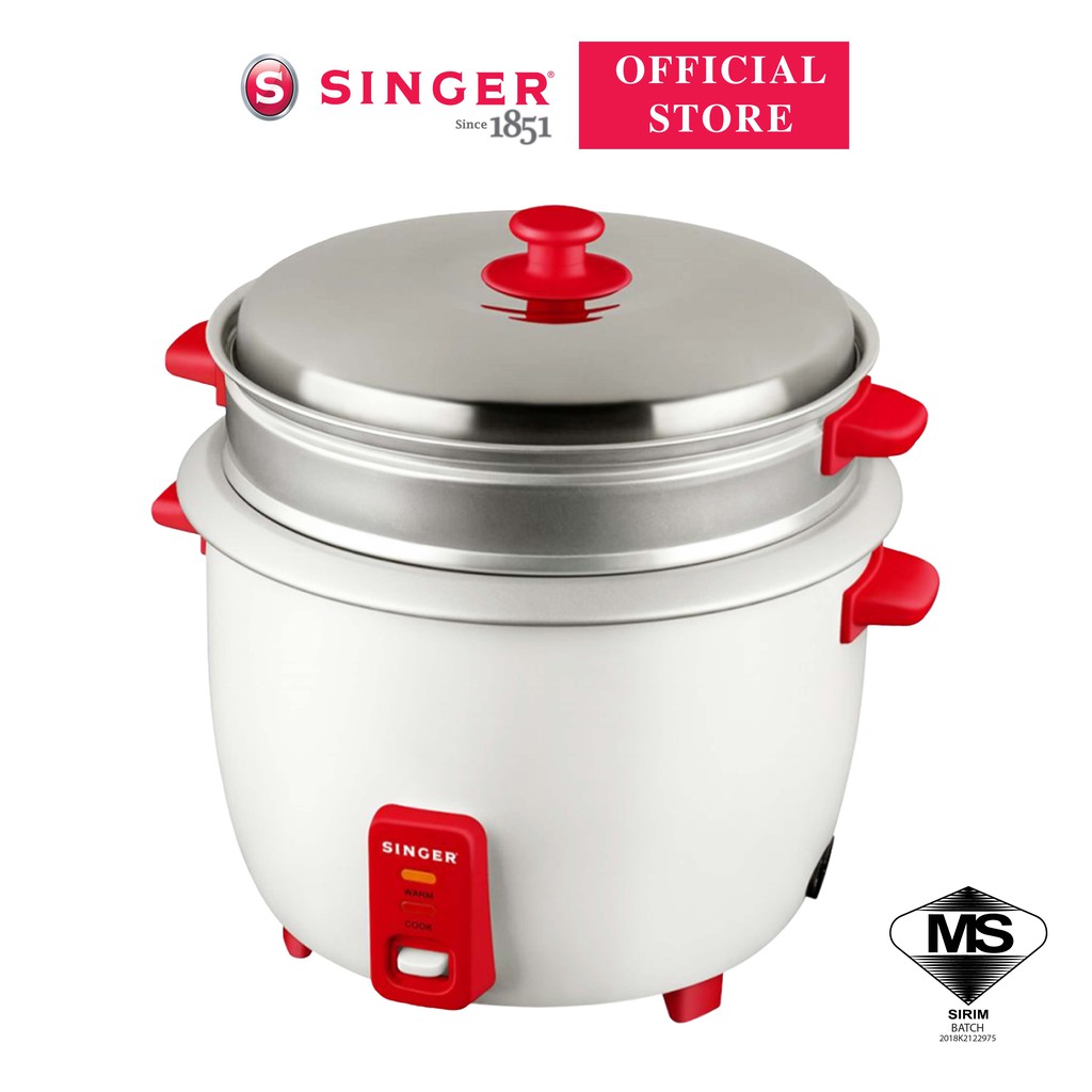 Singer Rice Cooker (2.8L) RC285 Shopee Malaysia
