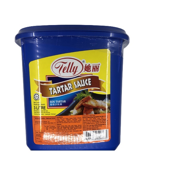 Halal Telly Tartar Sauce 3kg Shopee Malaysia