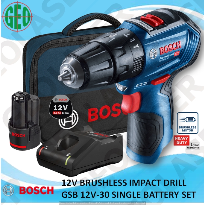 Bosch gsb 12v discount brushless