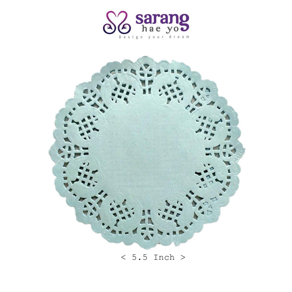 100 PCS Doily Paper 3.5