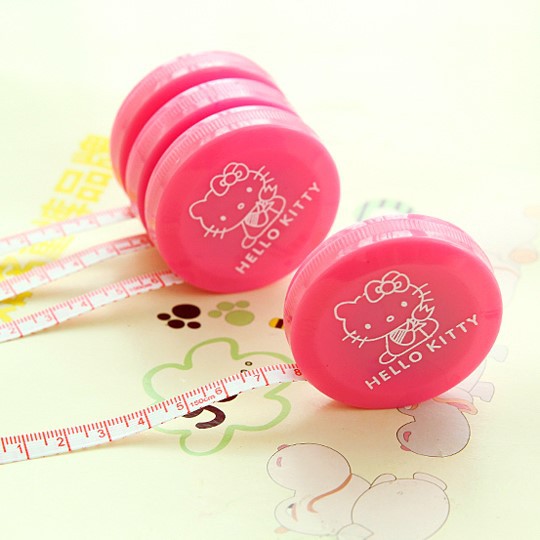 HH184 Hello Kitty Measuring Tape Retractable Ruler Tailor Ruler ...
