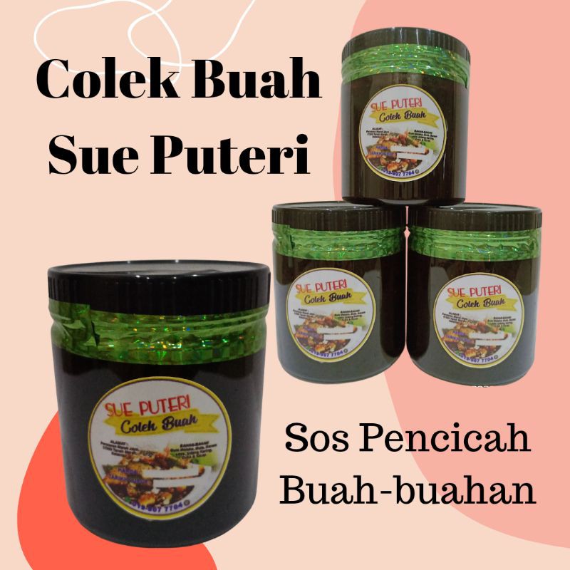 COLEK BUAH/ SOS PENCICAH BUAH SUE PUTERI RM 12 SEBOTOL | Shopee Malaysia