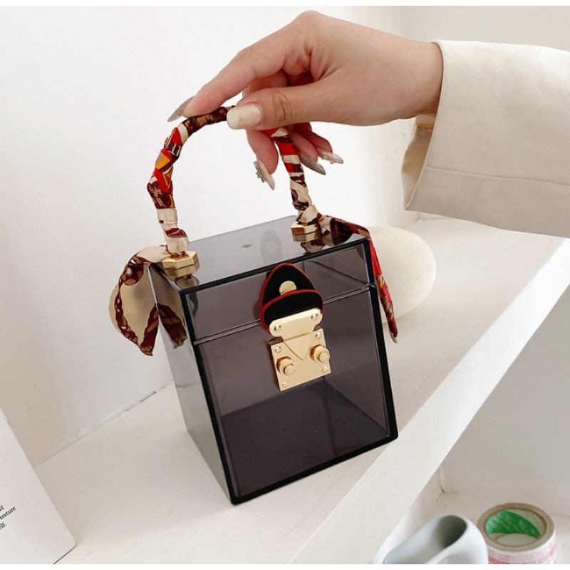 Small bag female 2021 new Korean fashion mini box small square bag