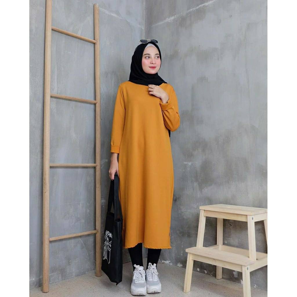 Tunik JENNA / JENNA JUMBO Tunic / BABYTERRRY GOOD QUALITY / FIT TO XXL ...