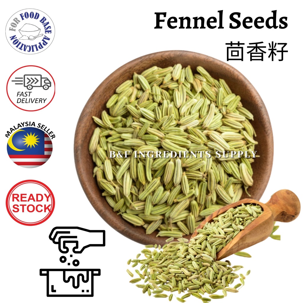 Organic Fennel Seeds 茴香籽 / 茴香粉 / Biji Fennel Seed / Biji Jintan Manis