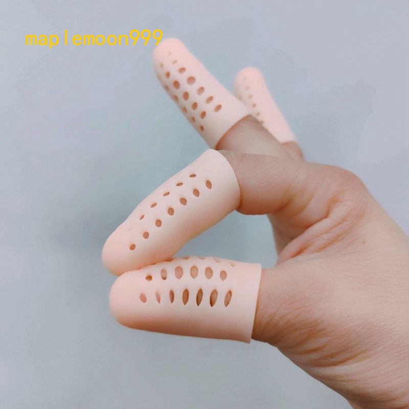Finger Protection Silicone Gel Finger Cots Thumb Protection Breathable