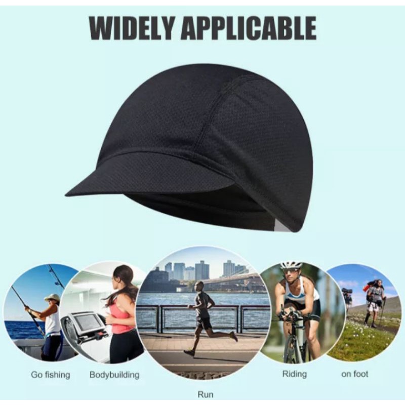 Cycling cap shopee hot sale