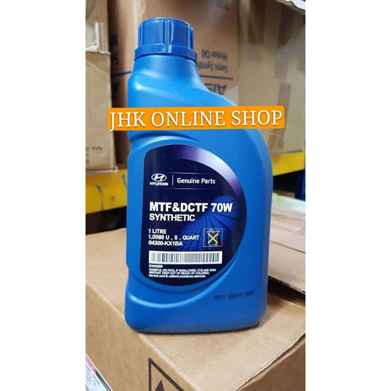 AUTO OIL MTF&DCTF 70W 100% ORIGINAL HYUNDAI | Shopee Malaysia