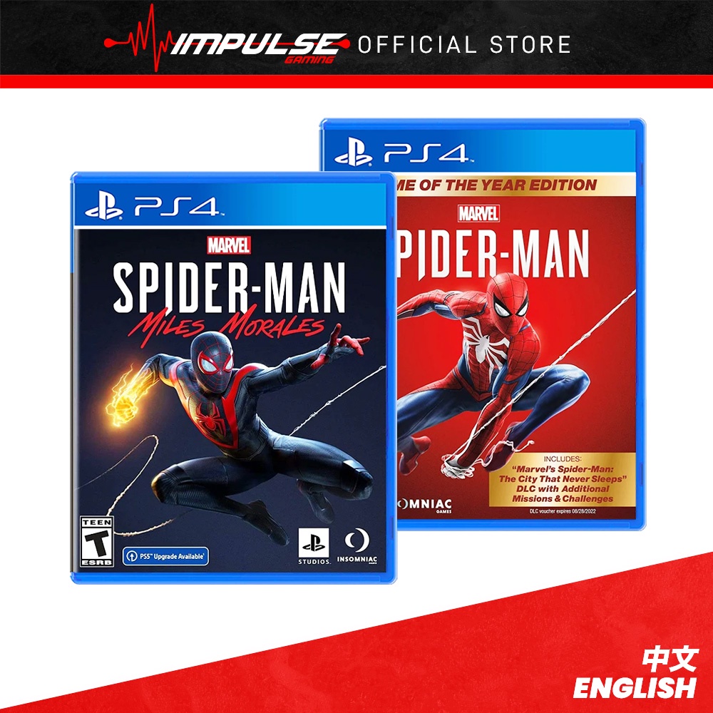 PS4 Spider-Man Spiderman: Game of the Year / Miles Morales