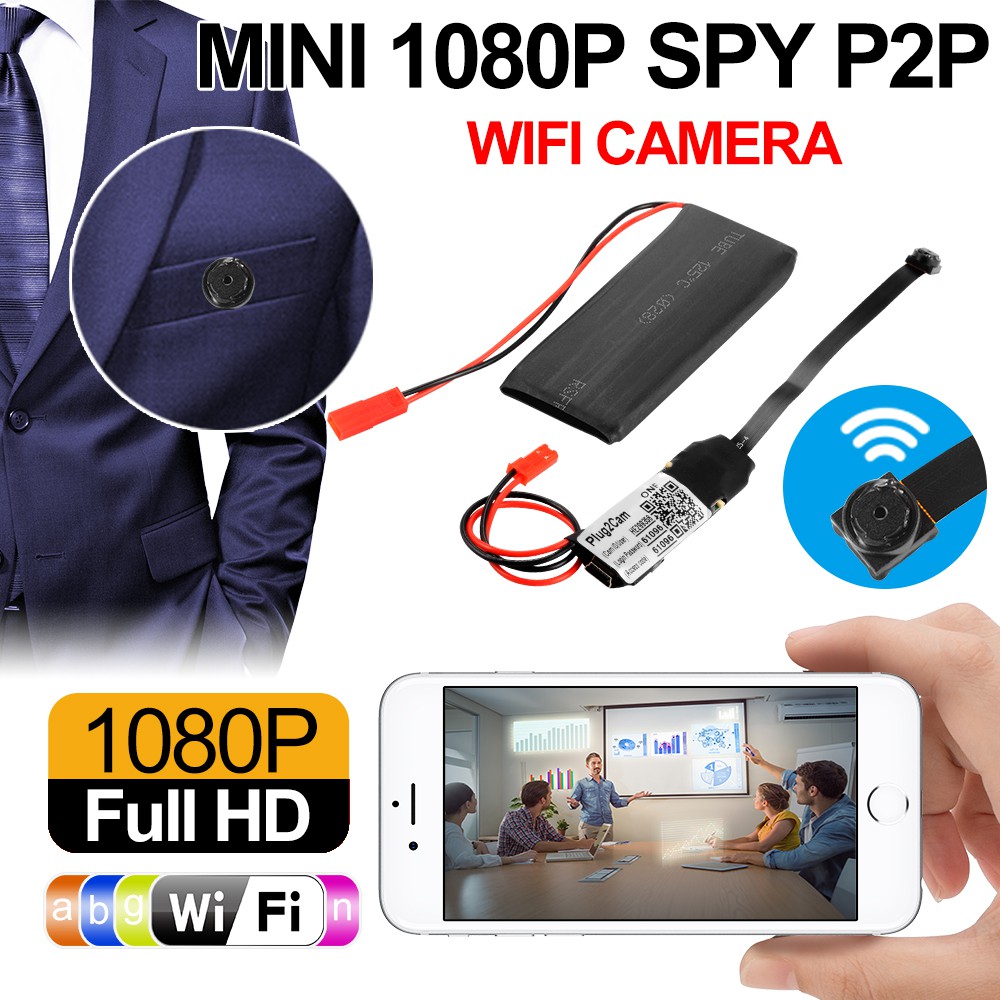 Mini Wireless WIFI IP Spy Camera Hidden DIY Module DV DVR Nanny
