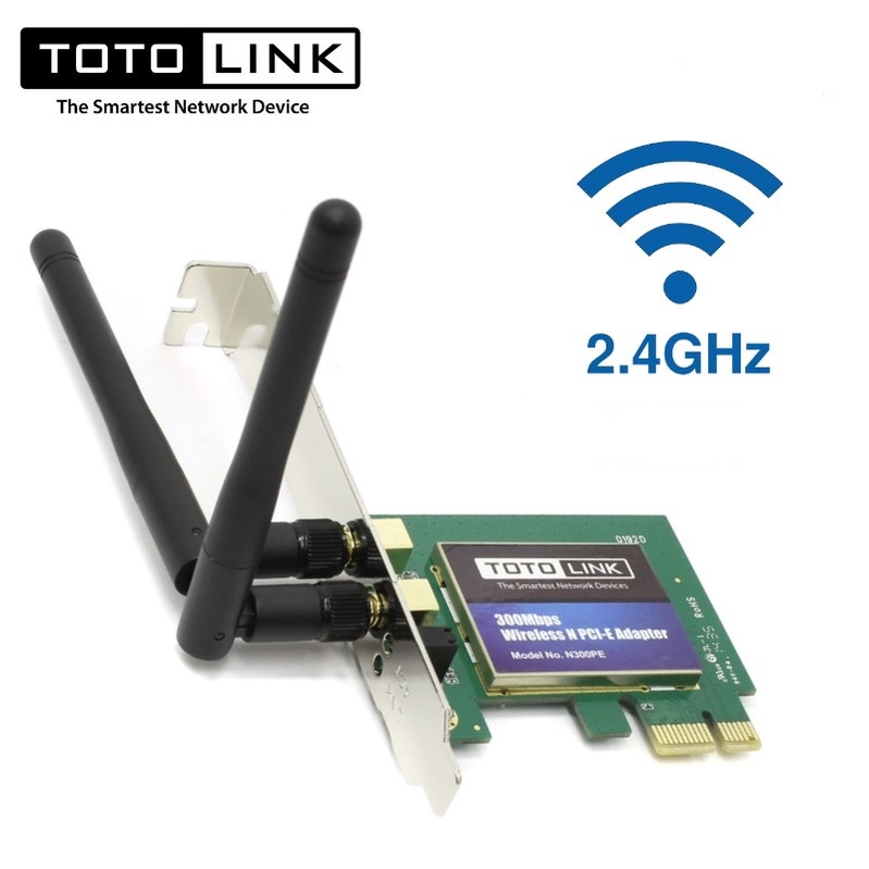 Totolink N300PE 300Mbps PCIe WiFi LAN Card Shopee Malaysia