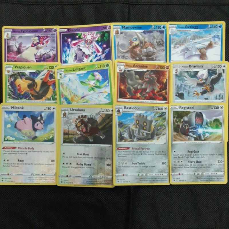 Pokemon Card TCG Astral Radiance Hisuian Typhlosion/ Diancie