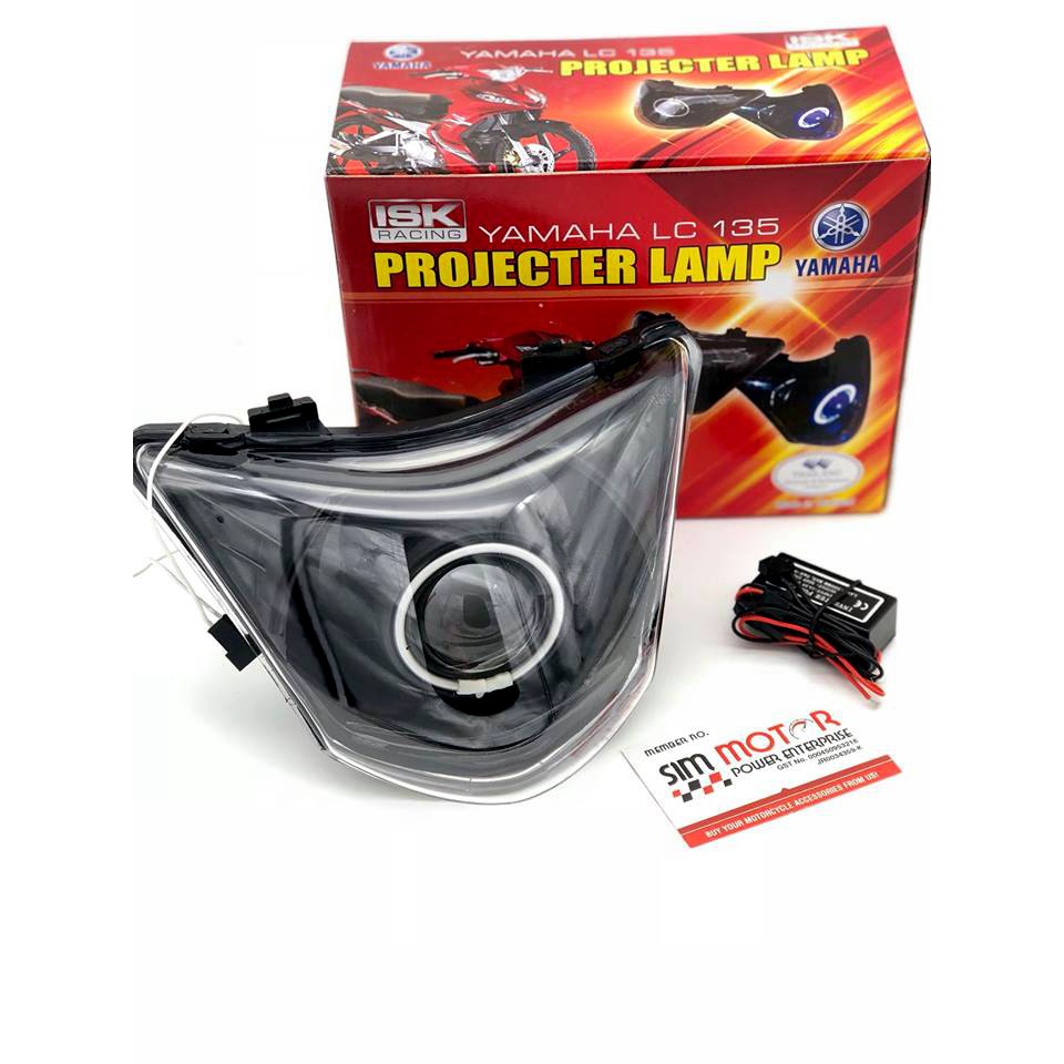 YAMAHA LC135 HEAD LAMP PROJECTOR WHITE RING Shopee Malaysia