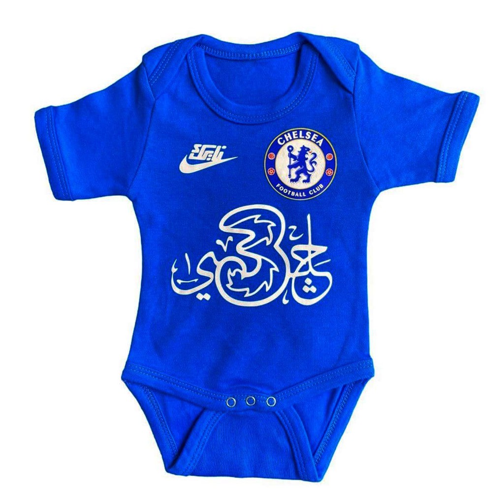 Chelsea Fan Jawi Baby Romper Chelsea 100% Cotton | Shopee Malaysia
