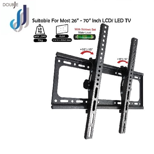 TV Bracket 26 55 inch Adjustable Tilt TV Wall Mount Bracket With Screw Shopee Malaysia