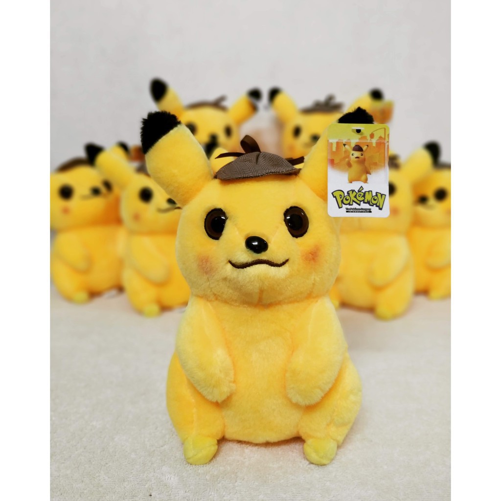 Pikachu detective 2024 stuffed animal