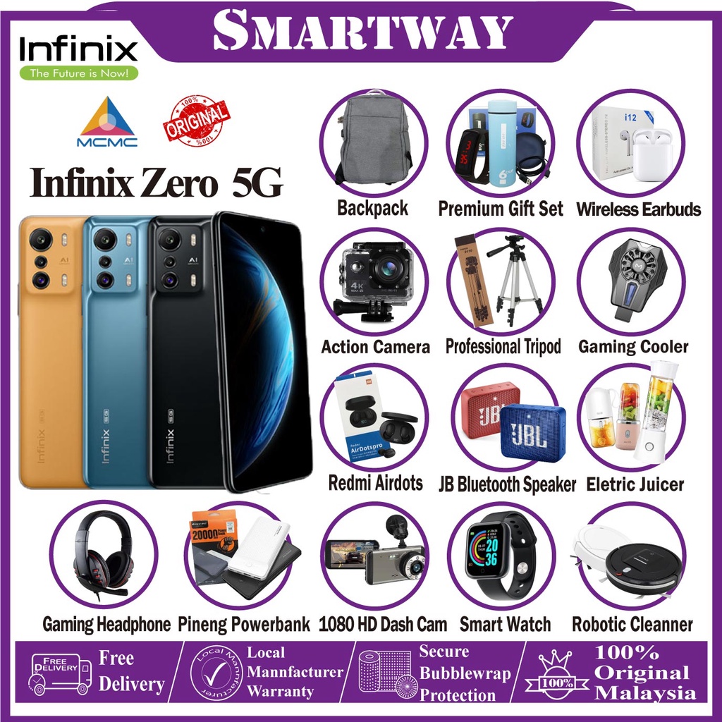 Infinix Zero 5G [8GB RAM 128GB ROM]30X Ultra Zoom 120Hz FHD+ Display ...