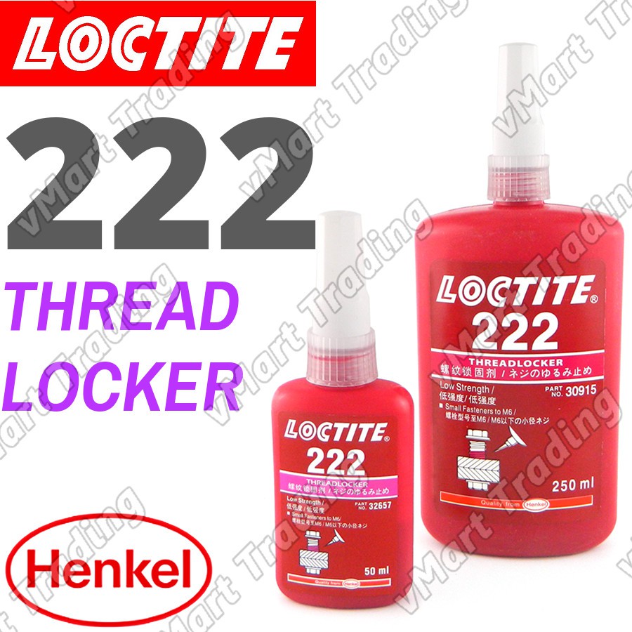 LOCTITE 222 Threadlocker Low Strength | Shopee Malaysia