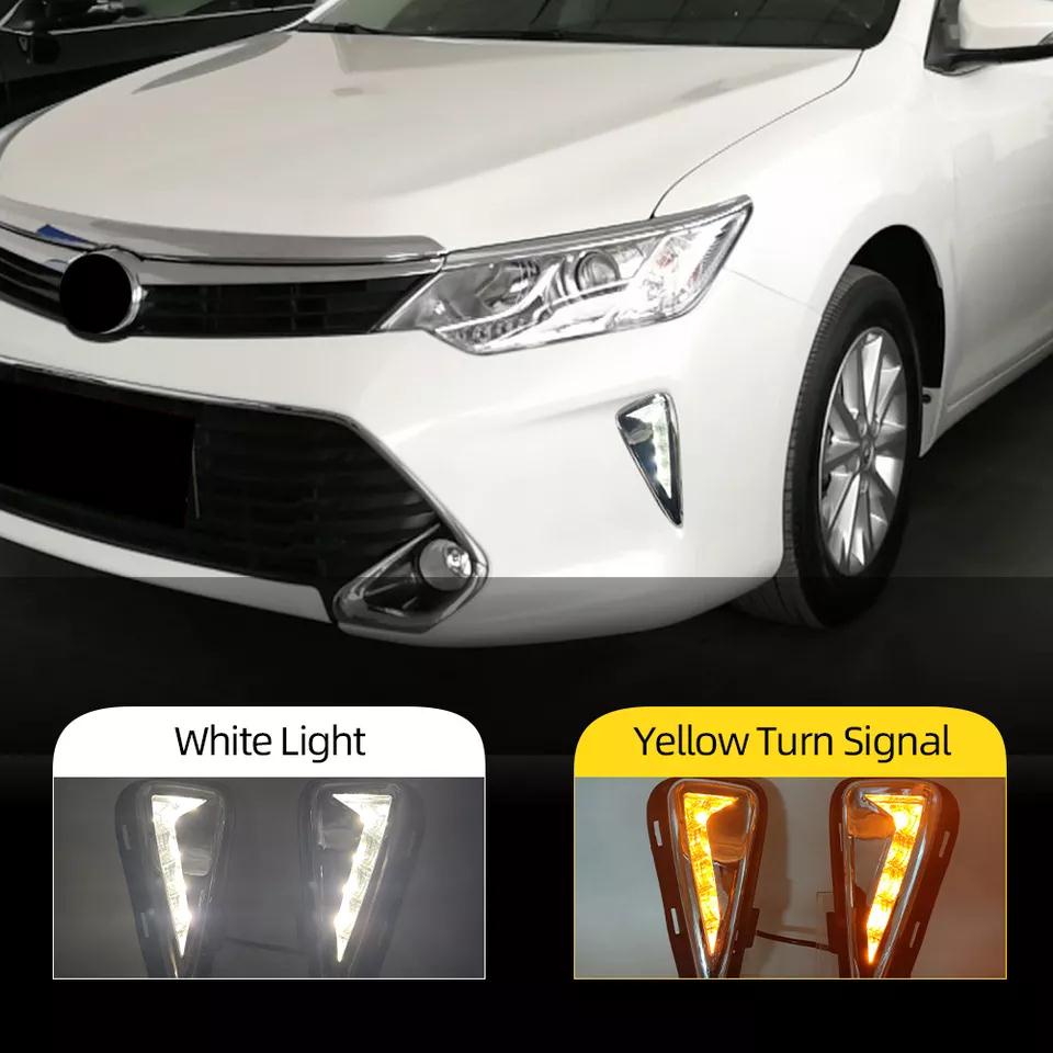 2Pcs Car LED DRL For Toyota Camry 2015 2016 2017 Daytime Running Light