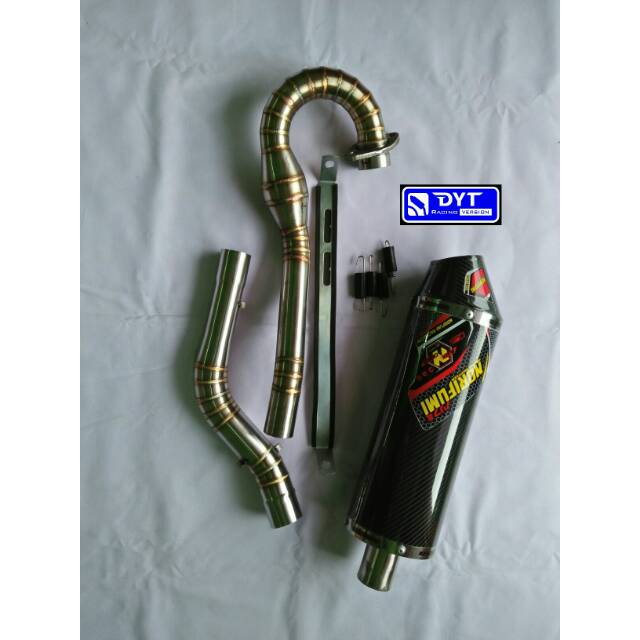 NORIFUMI FULL SYSTEM RACING EXHAUST FOR KLX/D-TRACKER/KLX-SLG/BF/CRF150 ...