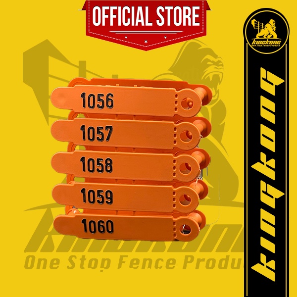 Import EAR TAG Orange KAMBING BIRI LEMBU (10pcs) | Shopee Malaysia