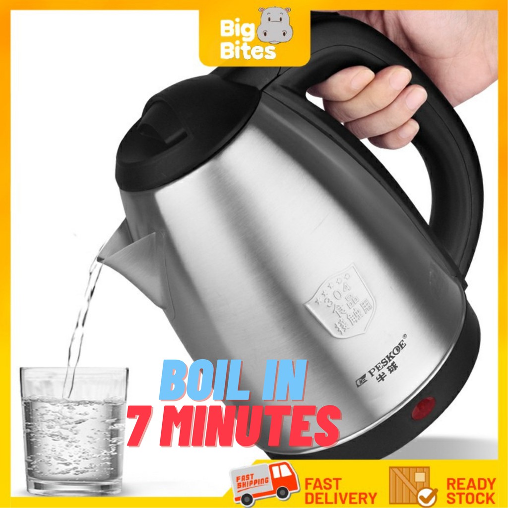 READY STOCK 🔥2L Stainless Steel Electric Kettle Automatic Cut Off Jug ...