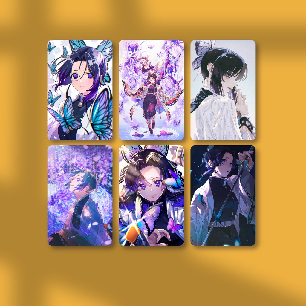 [ PHOTOCARD ] Anime Shinobu Kocho Demon Slayer Rounded Corner Card ...