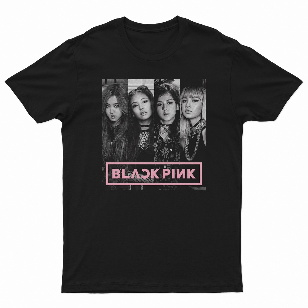 KATUN HITAM Gdphbp113 T-Shirt Korean Distro Blackpink Member Photoshoot ...