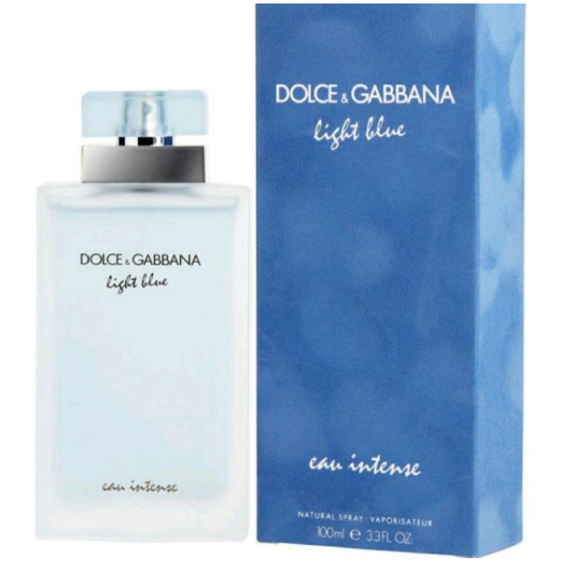 Dolce & Gabbana Light Blue Eau Intense for Women 100ML EDP (ORIGINAL PERFUME)  | Shopee Malaysia