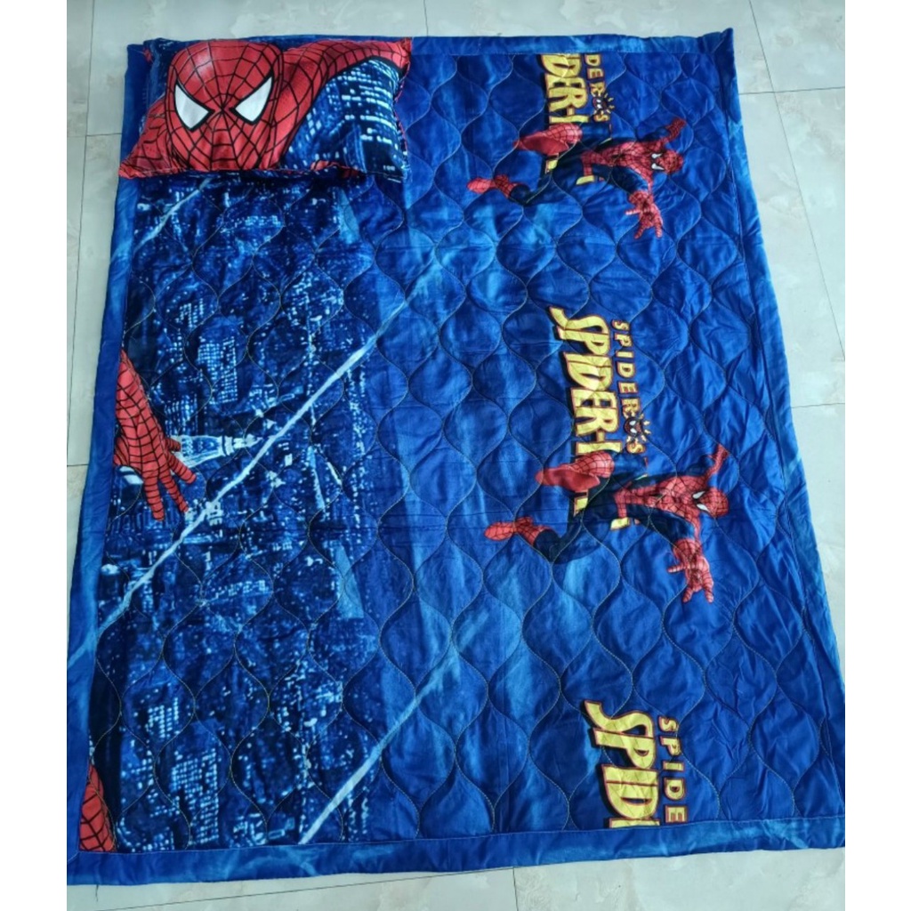 (HIT Hot) SpiderMan Primary School Baby Pillow Set Superman Model As