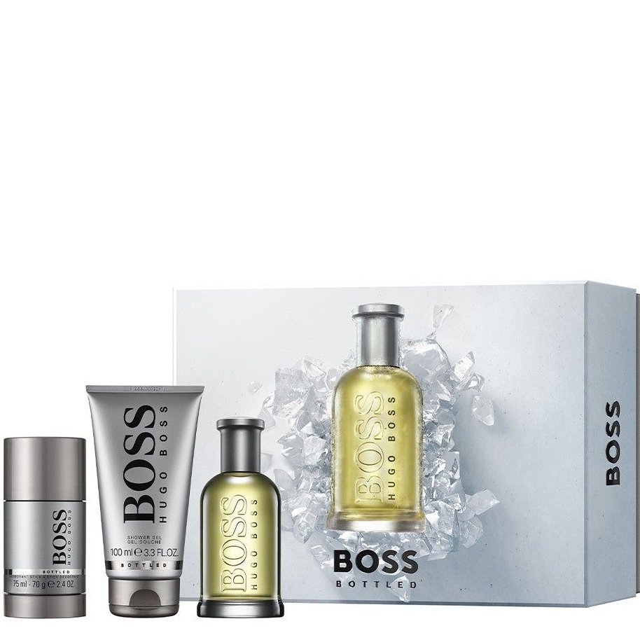 ORIGINAL Hugo Boss Bottled EDT 100ML Perfume Gift Set | Shopee Malaysia