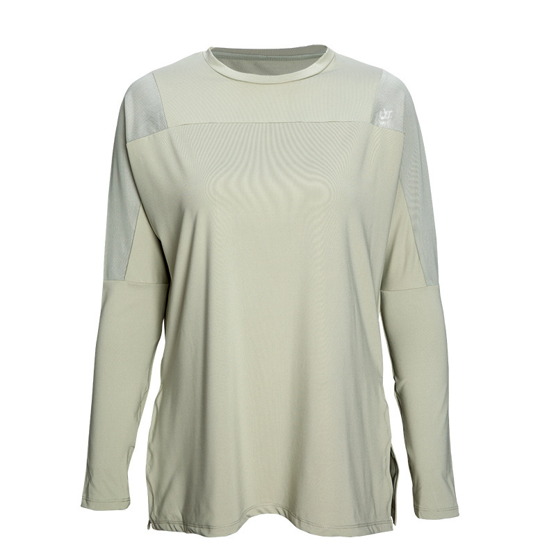 Loose yoga clothes for fitness sport shirt women blouse Oneck workout