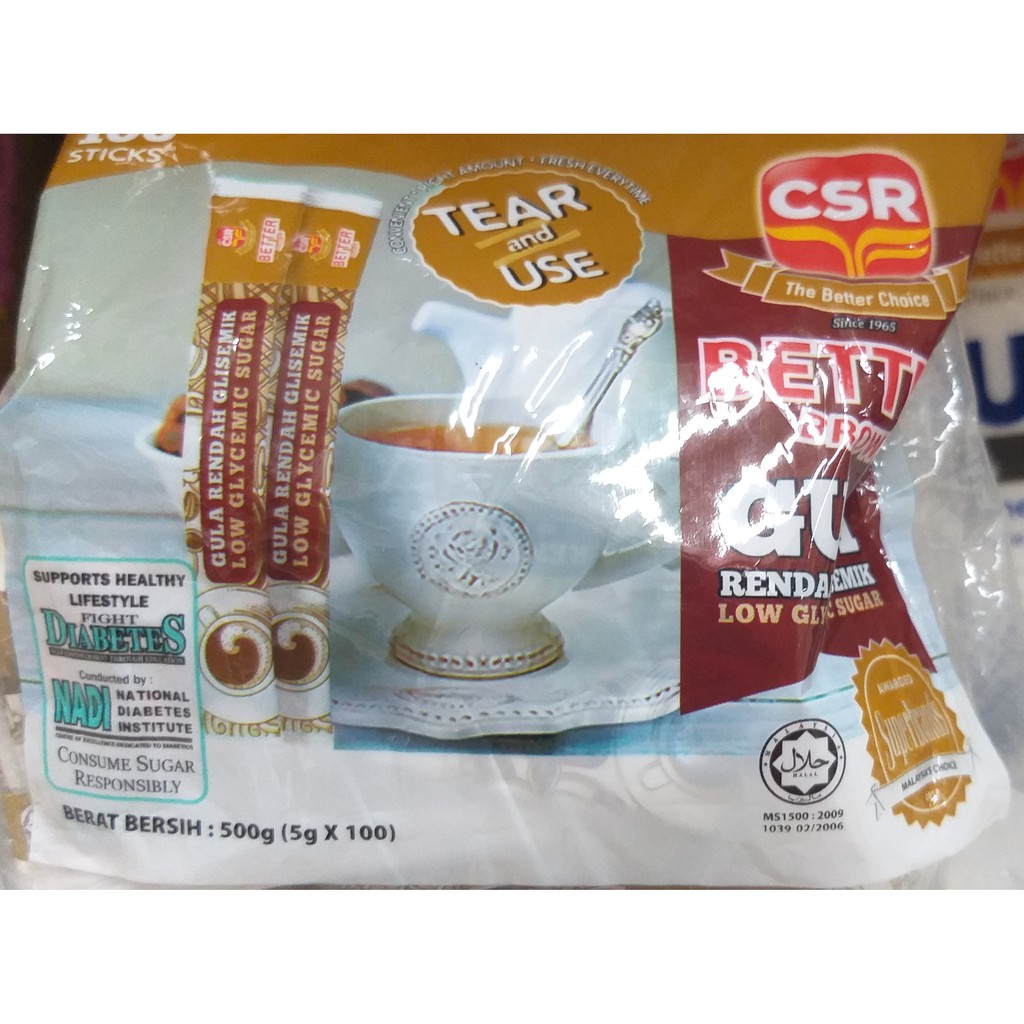 Gula Rendah Glisemix (sticK 500g) | Shopee Malaysia