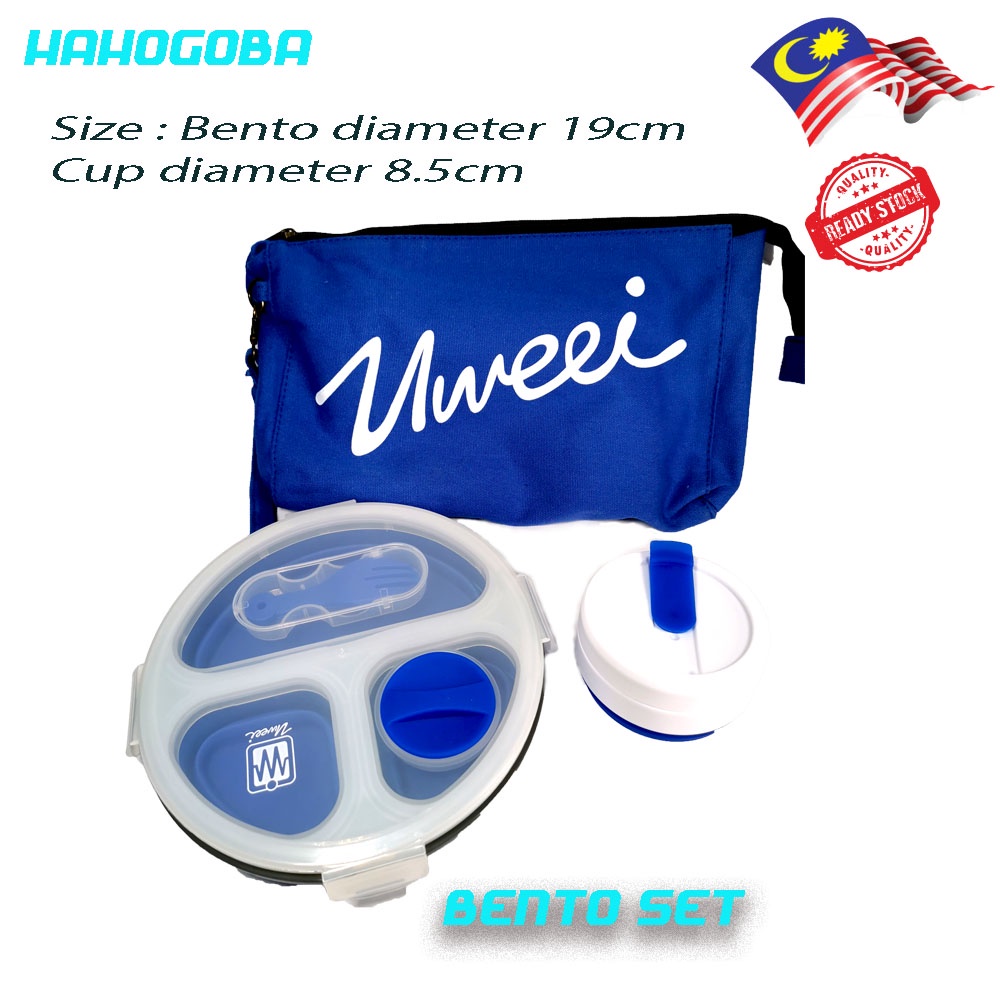 Uweei Collapsibles Food Storage Container Bento Set | Shopee Malaysia