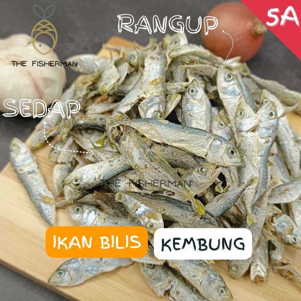 Ikan Bilis Kembung 5A (1KG/500G/300G) | Anak Ikan Kembung Kering | Ikan ...